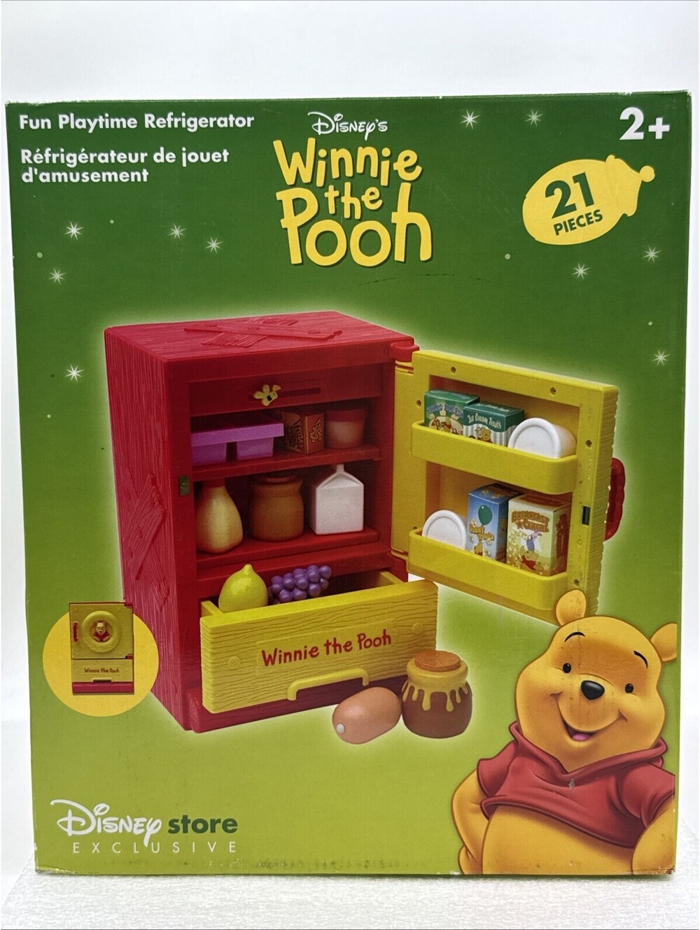 Disney Store Exclusive Winnie the Pooh Fun Playtime Refrigerator 2011 Sealed